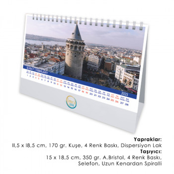 53-B Üçgen Masa Takvimi