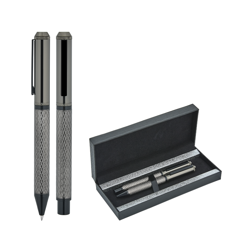 1254-RT Metal Roller & Tükenmez Kalem Seti