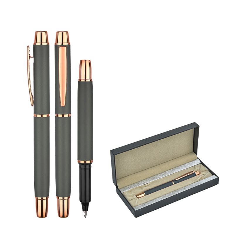 1256-KR Metal Roller & Tükenmez Kalem Seti